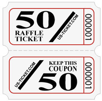plain raffle tickets