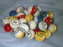 BINGO BALL- 5 COLOR DOUBLE NUMBER