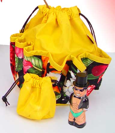 Deluxe Tropical Pattern Bingo Bag