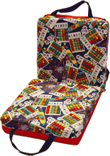 Deluxe Bingo Party Pattern Bingo Cushion