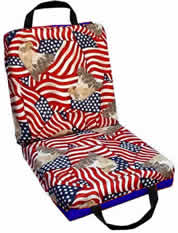Deluxe Patriotic Bingo cushion