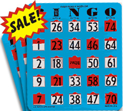 Easy-Read Finger-Tip Bingo Slide Card