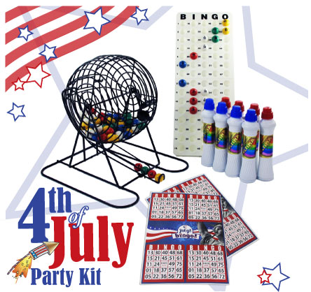 Patriotic Bingo Party Kit
