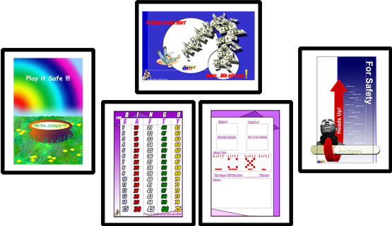 BINGO for SAFETY Complete Poster Set