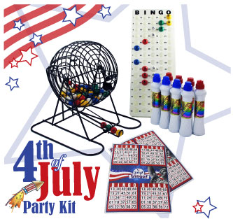 Patriotic Bingo Party Kit