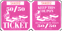 50/50 RAFFLE TICKETS