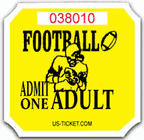 Adult Football Roll Ticket