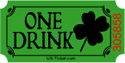 St. Patrick one drink