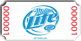 Premium Miller Lite Drink / Bar Ticket