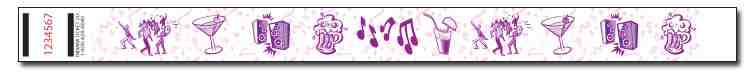 Night Life Design Tyvek Wristband