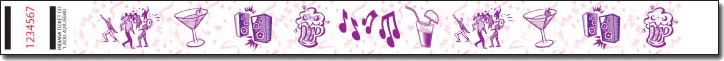 Night Life Design Tyvek Wristband