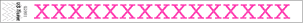  3/4 Inch XXX Wrist Tickets
