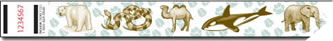 Zoo Animals Tyvek Wristband
