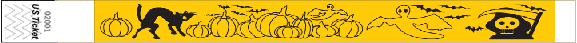 Halloween Tyvek Wristband