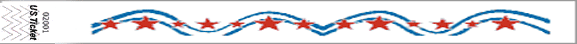 Stars and Stripes Tyvek Wristband