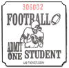 Student Football Ticket