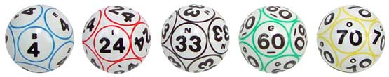 12 Sided Corona Camera Bingo Balls