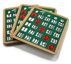 Jumbo Easy-Read Finger-Tip Bingo Slide Card with Stitching