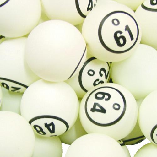 BINGO BALL- WHITE 1#