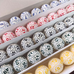 5 Color 12 Side Print Bingo Balls