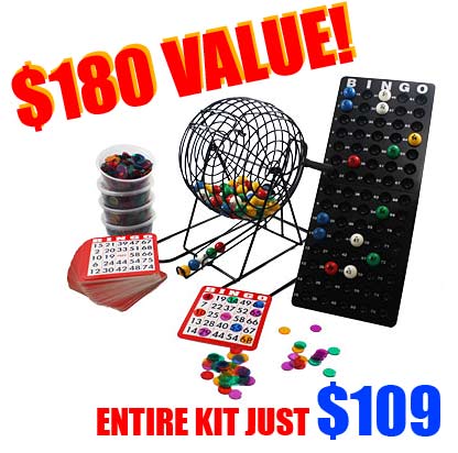 Bingo Cage Party Set