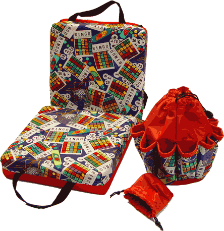 Bingo Cushion Seat, Double Chair Cushion