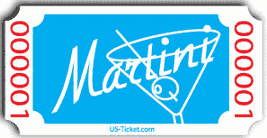 Premium Martini Drink / Bar Ticket
