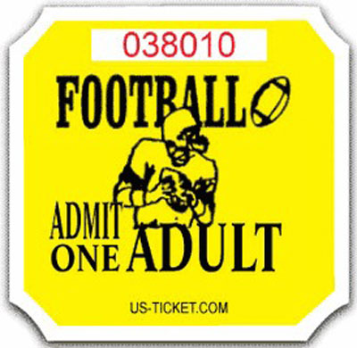 Premium Football Roll Ticket - Adult