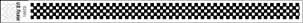 Checkerboard Tyvek Wristband