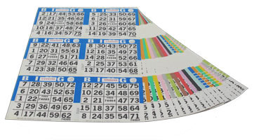 4 cards 20 sheets 50 packs of 20 sheets Bingo Paper Cards 4000 cards Ne
