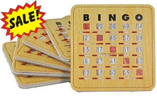 Hard Plastic Bingo Cards- Pack of 25